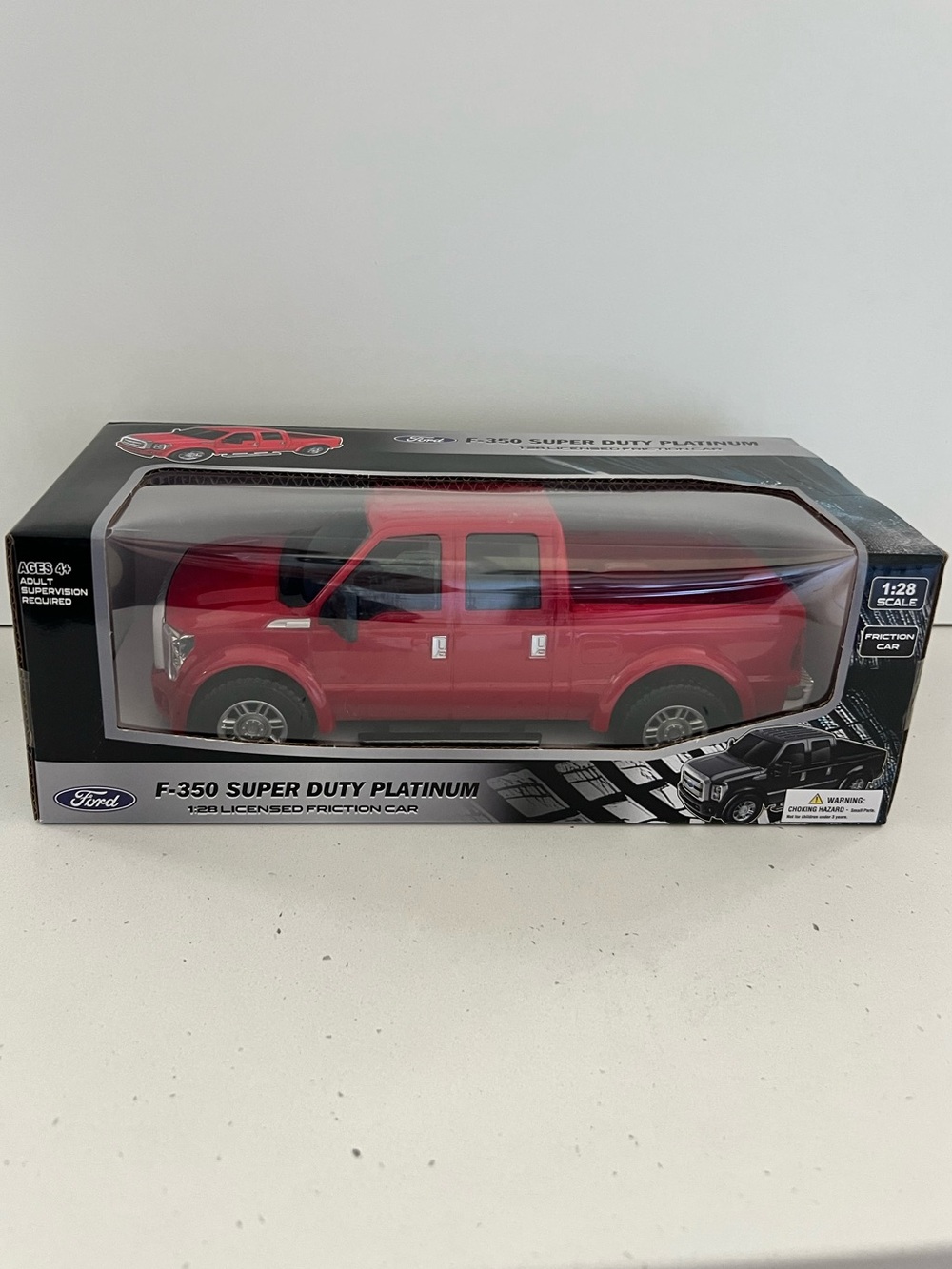 Ford F-350 Super Duty Platinum 1:28 Red Pickup Truck NIB Toy